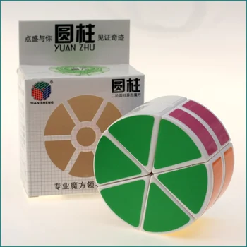 De Brand Nou DianSheng două straturi cilindru 2x2 Strat de Petale de Coloana Cub Magic Viteza de Puzzle-uri Jucarii Educative Jucarii Speciale