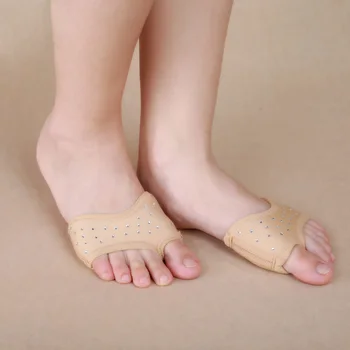 De Brand Nou Profesionale Balerini Femei Dansul din Buric Picior curea de Dans cu Margele Șosete Pantofi Deget de la picior Tampoane Nud