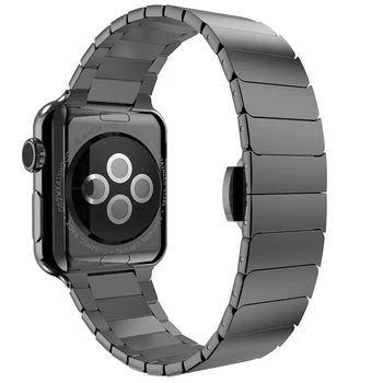 De lux Metal inoxidabil curea & Link Brățară Otel Inoxidabil 316L band pentru apple watch Seria 2 / 3 42mm 38mm Watchband
