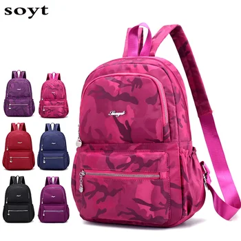 De Vânzare la cald 2018 Bărbați de Înaltă Calitate Rucsaci Impermeabil Nylon Backpack de sex Feminin umăr saci de Călătorie