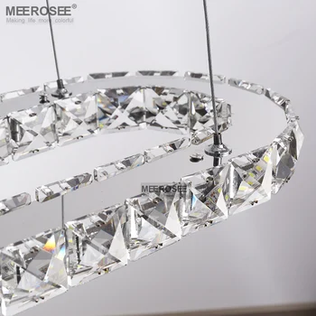 De vânzare la cald Oval LED Cristal Pandantiv de iluminat LED Lumina de Cristal luciu de teto CONDUS Picătură Lampa Pentru Sala de Mese