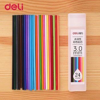 Deli Rechizite creioane colorate Acuarelă Pictură pixuri Creioane Colorate pentru studenți 12/24 culori set Artiști Consumabile
