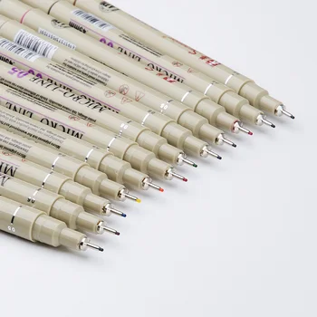 Desen Fibre Ace Fine Liner Creion Schiță în Creion 12 Culori 0,5 mm Punct de Designer, Arhitect, Artist