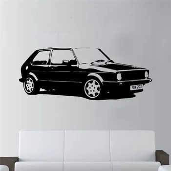 Design Special de Mașini de Epocă, VW Golf GTI Mk1 Clasic de Arta de Perete Decal Autocolant Decor Acasă de Artă Murală Camera Autocolant