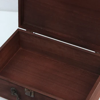 Desktop cutii de lemn, cutii magazin mare conținut cutie de lemn certificat restabilirea moduri vechi primi bijuterii cutie de depozitare cu