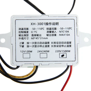 Digital cu LED-uri Controler de Temperatura Termostat de Control Comutator Sonda 220V 10A Înaltă Calitate