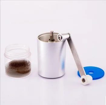 Din Oțel Inoxidabil De Argint Mână Manual De Manual De Boabe De Cafea Polizor Mill Bucătărie Instrument De Slefuire