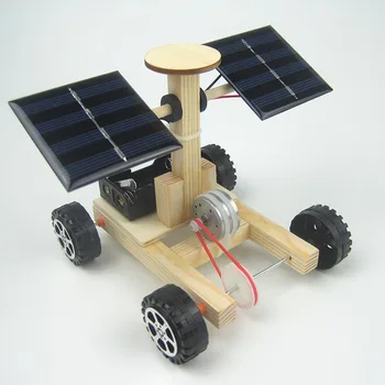DIY tech mici obiecte de sonda Spațială solar vehicul Hibrid conduce masina Fizice experiment pentru învățământul primar și secundar de transport Gratuit