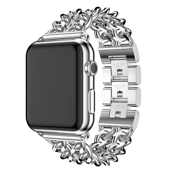 Durabile din Oțel Inoxidabil Brățară de Link-ul pentru Apple Watch Serie 1/2/3 Trupa 42mm 38mm Curea pentru iWatch Metal Lanț Curea Ceas Trupa