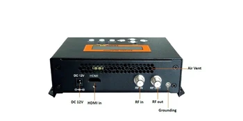 DVB-T/DVB-C(QAM)/ATSC MPEG-4 AVC/H. 264 HD Encoder Modulator (Tuner,HDMI in; RF out) cu USB pentru Utilizarea Acasă