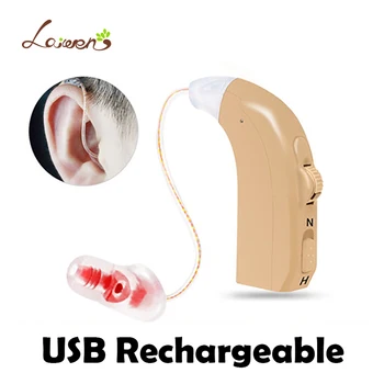 E31 Reîncărcabilă aparat auditiv pentru Vârstnici / Pierderea Auzului Amplificator de Sunet Ureche Instrumente de Îngrijire 2 Culoare Reglabil Auditive