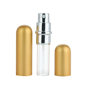 En-gros de 100 Piese 5ml Reîncărcabile Portabil Mini Sticla de Parfum de Aluminiu Pulverizator Gol cosmetice caz pentru traveler