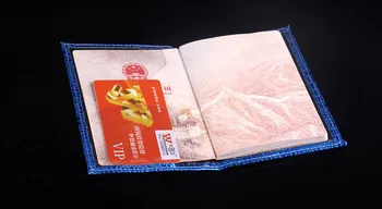 En-gros ieftine om cartelei pașaport acoperi femei din piele de aligator pașaport manșon de protecție pașaport titular 6 culori