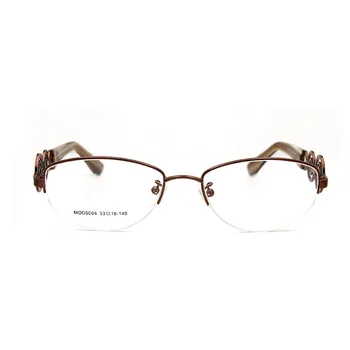 ESNBIE Design de Brand de Lux pentru Femei Ochelari de Jumătate Cadru Miopie Rx Ochelari baza de Prescriptie medicala On-line Sticlă Optică Spectacol oculos de grau