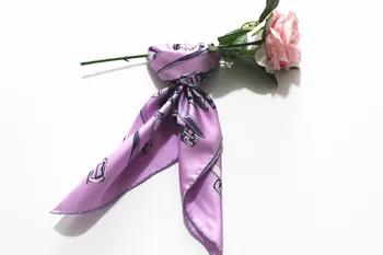 Eșarfă de mătase pătrat 2017 nou stil de moda eșarfă manual partea Roz violet dimensiune:52x52 grosime:12mm
