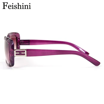 FEISHINI de Înaltă Calitate PC Lentile Mici Fata Dreptunghi ochelari de Soare Femei Vintage UV400 Proteja Vederea de Ochelari de Designer de Brand