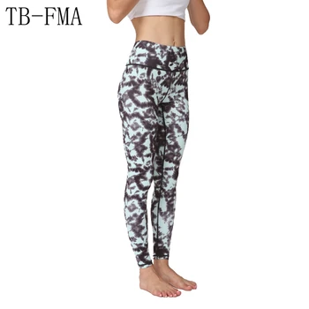Femei pantaloni de Yoga Jambiere Florale de Fitness Rulează Colanti Talie Inalta Elastica se Potrivesc Uscat Sport, Jambiere sală de Gimnastică Antrenament de Fitness de Funcționare