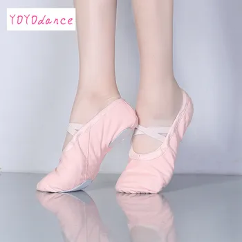 Femei vara papuci de balet de Balet pantofi pentru femeie dansatoare canvans profesionale balerini pentru fete 4055