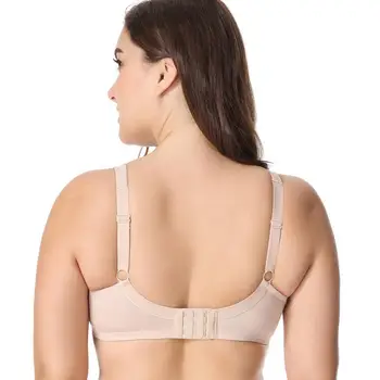 Femeile Confort V-neck Acoperire Completă Fără Umplutură Underwire Sutien Minimizer
