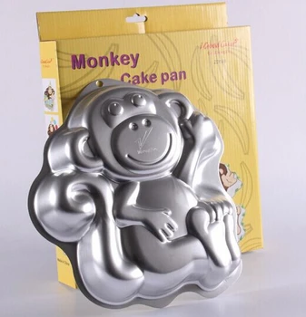 Festivalul de design tort de desene animate, mascota Maimuțe drăguț creative Aluminiu bakeware tort de decorare tort șabloane transport gratuit