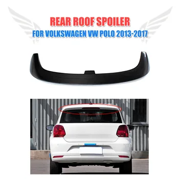 Fibra de Carbon, Spoiler Acoperiș Spate Aripa de Buze pentru Volkswagen VW POLO Hatchback 2013-2017 Fereastra Spoiler Tuning Auto Piese