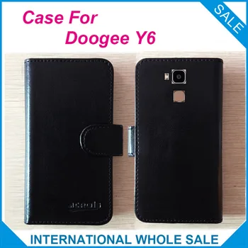 Fierbinte! 2016 Doogee Y6 Caz,6 Culori De Înaltă Calitate, Exclusiv Din Piele De Caz Pentru Doogee Y6 De Protecție Capac De Telefon De Urmărire