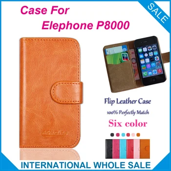 Fierbinte! 2016 Elephone P8000 Caz Nou de Sosire, Prețul de Fabrică Flip PU Piele Exclusive Caz Acoperire Pentru Elephone P8000 Caz de urmărire