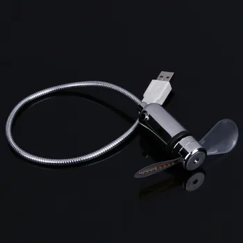 Fierbinte de Vânzare Reglabil USB Gadget Mini-Timp Flexibil Ceas cu LED-uri USB Ventilator cu Lumina LED-uri Cool, Gadget-Timp de Afișare en-Gros