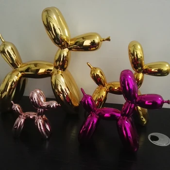 Fierbinte!!! Nou Produs 47CM Mare Super Artei Pop Americane Rasina de Artizanat Balon Figurina Caine Statuie Balon Dragoste de Caine Cadou, Cadou de Crăciun