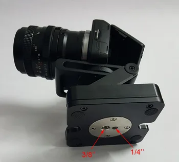 Full Metal tip Z-Pliabil Camera Cap Trepied 1/4 3/8 Montare Șurub pentru 700D 5D Mark III, 6D D610 D810 D7100 DSLR Rig