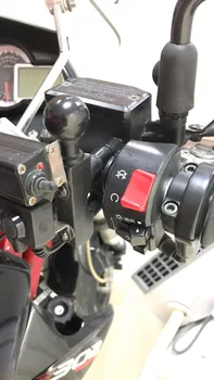 Ghidon motocicleta de Frână de Ambreiaj de Bază de Control Combo U Bolt Kit de Montare w/ 1 inch minge de cauciuc pentru ram pentru a lucra cu camera gopro