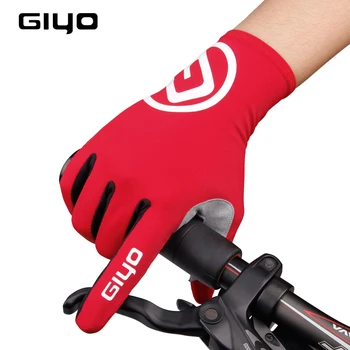 GIYO Ecran Tactil Lung Plin Degetele Gel de Sport, Mănuși pentru Ciclism Femei Bărbați Biciclete Mănuși MTB Road de Echitatie Biciclete de Curse Mănuși