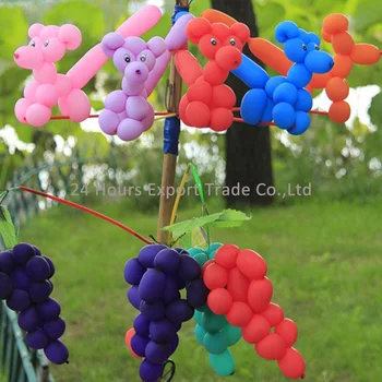 HAOCHU 100BUC/multe Baloane Latex Modelare Animal Petrecerea de Nunta Decor de Crăciun Benzi Ballon Copii Jucărie Mult Baloon