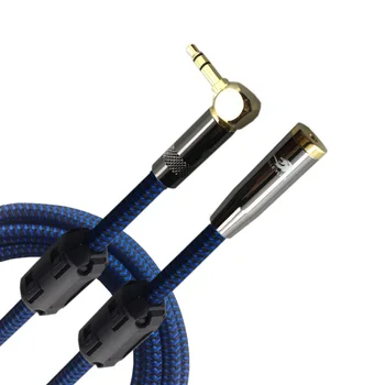 HIFI Mini Jack de 3,5 mm Cablu de Extensie de sex Masculin la Feminin pentru Telefon Căști Stereo Boxe Auto de 3.5 mm la 3.5 mm Cablu OFC 75cm 1m 2m