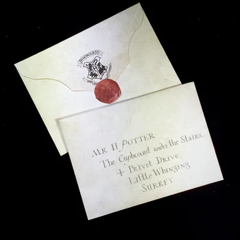 Hogwarts Scrisoare de Acceptare Expres Bilet de Tren Pachet 4 buc Costum de Harry Pottor Cosplay Recuzită copii cadouri