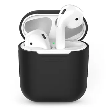 Husa silicon pentru Apple Airpods Aer Păstăi Capac de Protecție Husă Anti-a Pierdut Protector Elegant Manșon Protector Cutie Accesorii