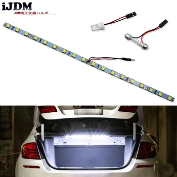 IJDM Super-Luminos ASCUNS Alb T10 LED Strip Lumină W5W cu LED-uri Pentru Portbagaj Zona de Marfă sau de Iluminare Interior,Gheață Albastru/Alb/Albastru