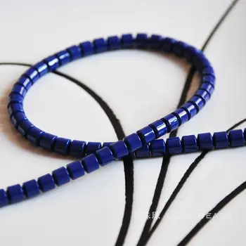 Imitat lapis lazuli butoi mic vrac margele diy materiale brățară colier cercei bijuterii de artizanat constatările realizate manual