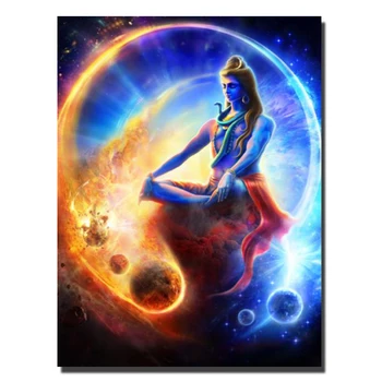 Imprimare Shiva Lord Arta De Perete Postere Pentru Camera De Zi Hindus Dumnezeu Portret Religii Moderne Cuadros Imaginile Pentru Pat Cameră Decor