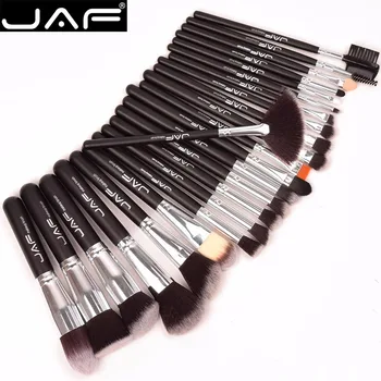 JAF Vegan 24 Buc Pensule Profesionale Machiaj Foarte Moale Sintetic Taklon de Păr Cadou Potrivit Cutie de Metal Ambalare J24SSY-B