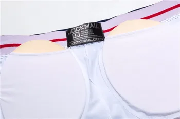 JOCKMAIL brand Fata + spate Magie Fese push-up detașabile cupa umflatura consolidarea sexy barbati lenjerie intima boxeri gay lenjerie intima penis