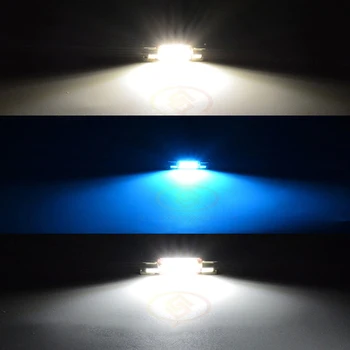 JSTOP 6pcs/set led-uri Edge lumina de citit 12v lampa c5w canbus lumina 41mm Feston Portbagaj lampa T10 becuri auto t10 w5w led Lumini de Lectură