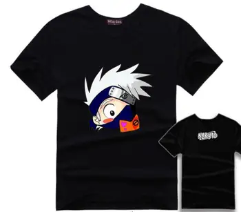 Kakashi Hatake Drăguț Tricou Naruto Anime Barbati Din Bumbac Tricouri Costum Tee Tricou