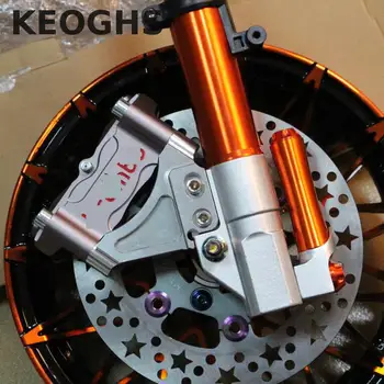 Keoghs Motocicleta Suportului Etrierului de Frână Adaptor Pentru Dy Amortizor Modifica Pentru 220/260mm Disc de Frână Pentru 100mm Etrierului de Frână