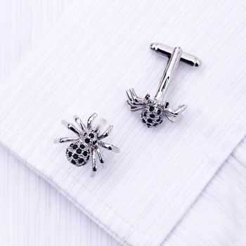 KFLK Bijuterii franceză butoni camasa pentru barbati Brand de Moda Manșetă link-ul de en-Gros Animal de Înaltă Calitate, spider Butoane Transport Gratuit