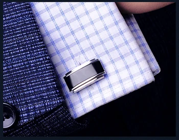 KFLK Fierbinte de Lux 2017 gemelos cămașă buton pentru Cadou barbati Brand butonul Negru manșetă link-ul de Înaltă Calitate abotoaduras Bijuterii