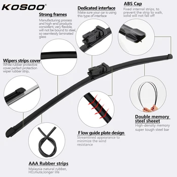 KOSOO Auto Wiper Blade Pentru Citroen Jumper (2008-),26
