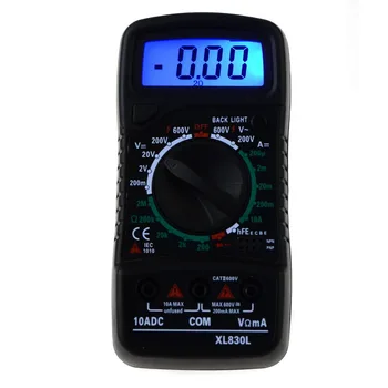 LCD Digital Multimetru Voltmetru Ampermetru AC/DC/Volt OHM Tester Curent de Testare P25