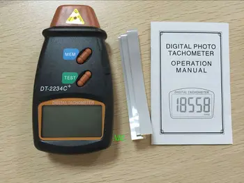 LCD Digital Photo Tahometru RPM Metru 2.5 la 999.9 RPM Necontacte Fotoelectric Vitezometru Tester de Înaltă Calitate DT2234C +