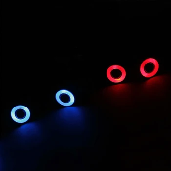 LED Faruri Lumini Angel Eyes-Demon Rosu/Albastru 3CH de la Distanță Lampă de Control pentru 1/10 RC Rock Crawler Axial SCX10 RC4WD D90 Jeep